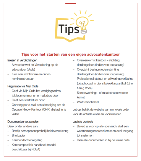 Tips voor het starten van een advocatenkantoor