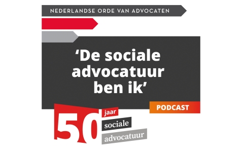 Podcast logo de sociale advocatuur ben ik