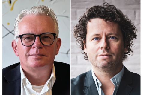 Portretfoto's van Hans Koenders en Maurice Winkels