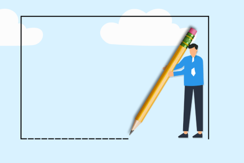 Advocaat van de toekomst contour schetsen