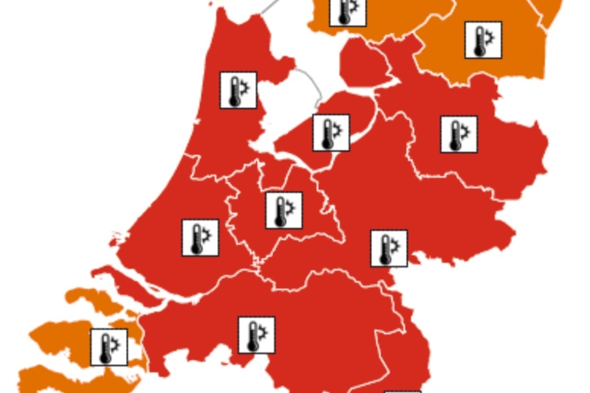 KNMI code rood 26 juni 2026